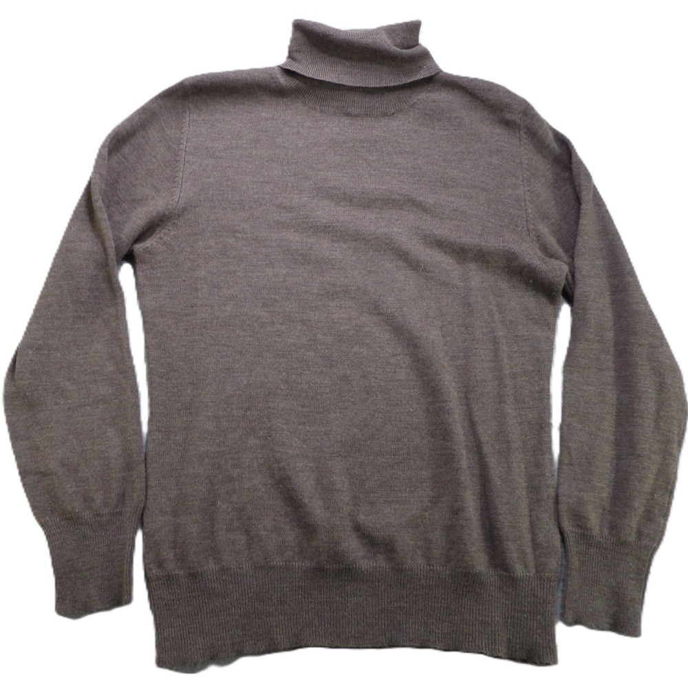 Brunella Gori Turtleneck Sweater Men XL Base Layer Extrafine Merino Wool Italy